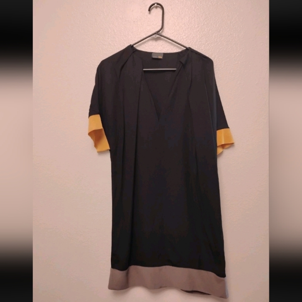 Fendi Black Garment with Yellow Label